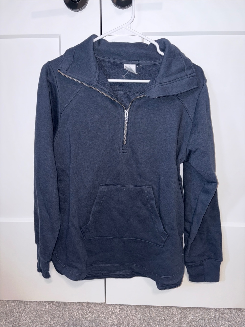 Half-Zip Pullover Sweatshirt - Navy